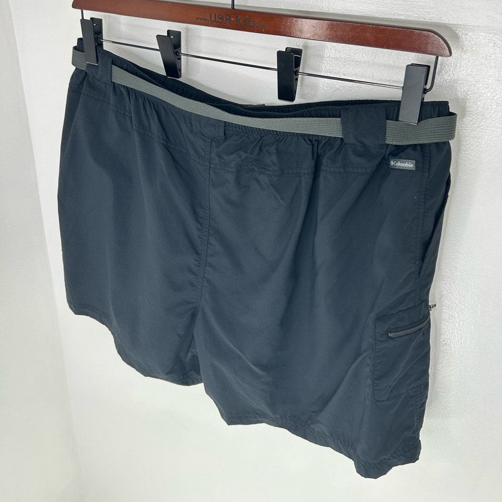 Columbia Womens Belted Cargo Shorts Size 3X Black Outdoor Hiking Active‎ 40x6 - Picture 7 of 11